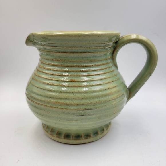 Vintage Studio Potter B.R. Burton Stoneware Milk Jug - Picture 1 of 7